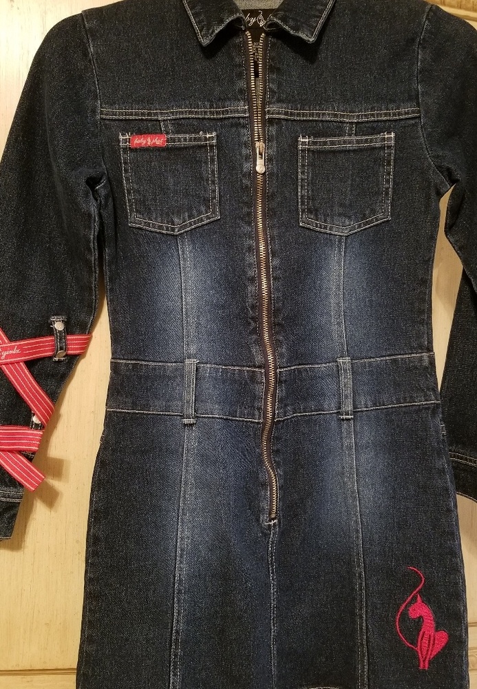 Girls Denim Baby Phat Dress